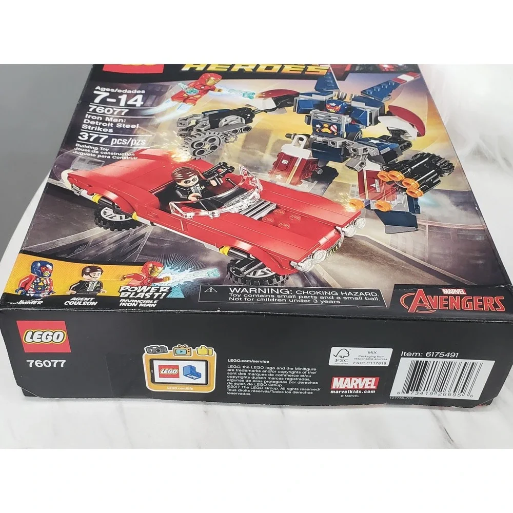 LEGO Marvel Super Heroes Iron Man: Detroit Steel Strikes (76077) Coulson SEALED